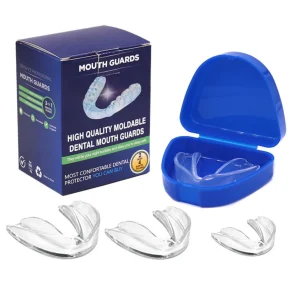 4Pcs Mouth Guard with Storage Case