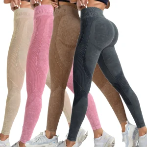 2 Pack High Wasted Seamless Leggings